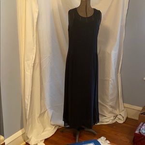 Laura Ashley silk maxi dress.